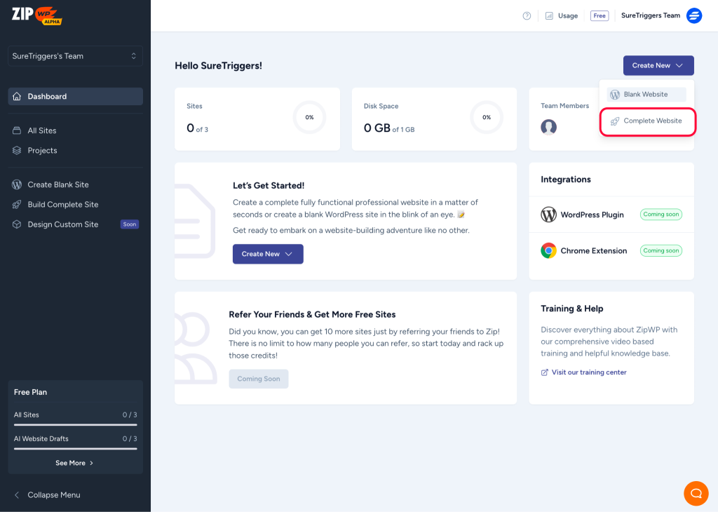 How To Create A Complete Wordpress Website With Zipwp Ai Zipwp How To Create A Complete Wordpress Website With Zipwp Ai Zipwp