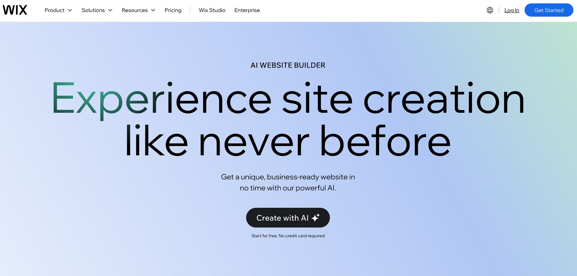 wix ai builder