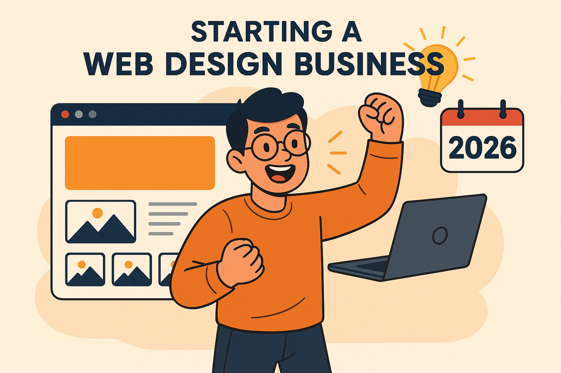 start a web design business in 2026