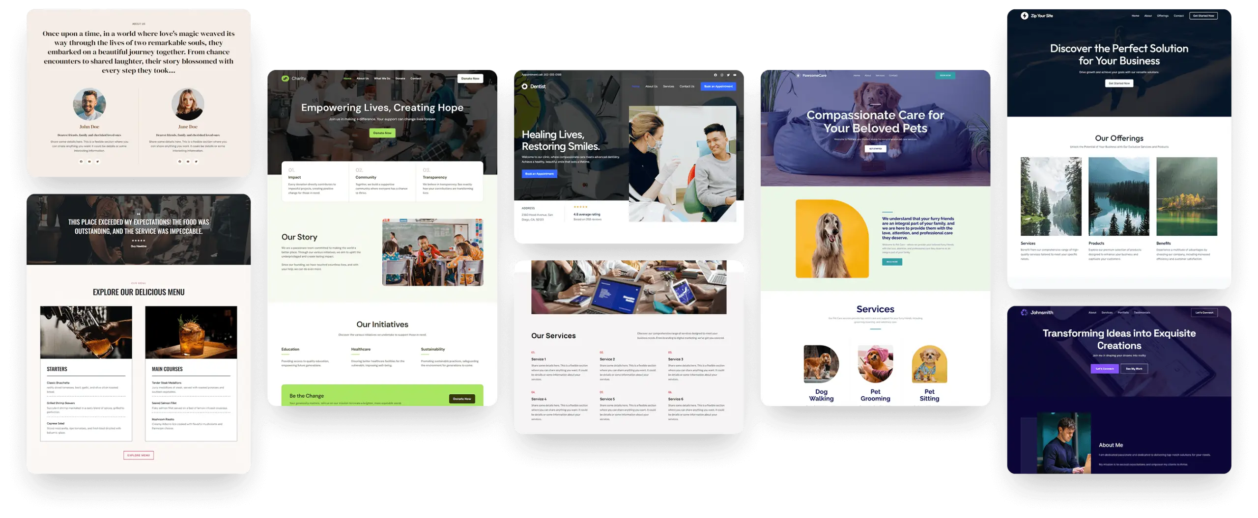 ZipWP AI WordPress Website Builder