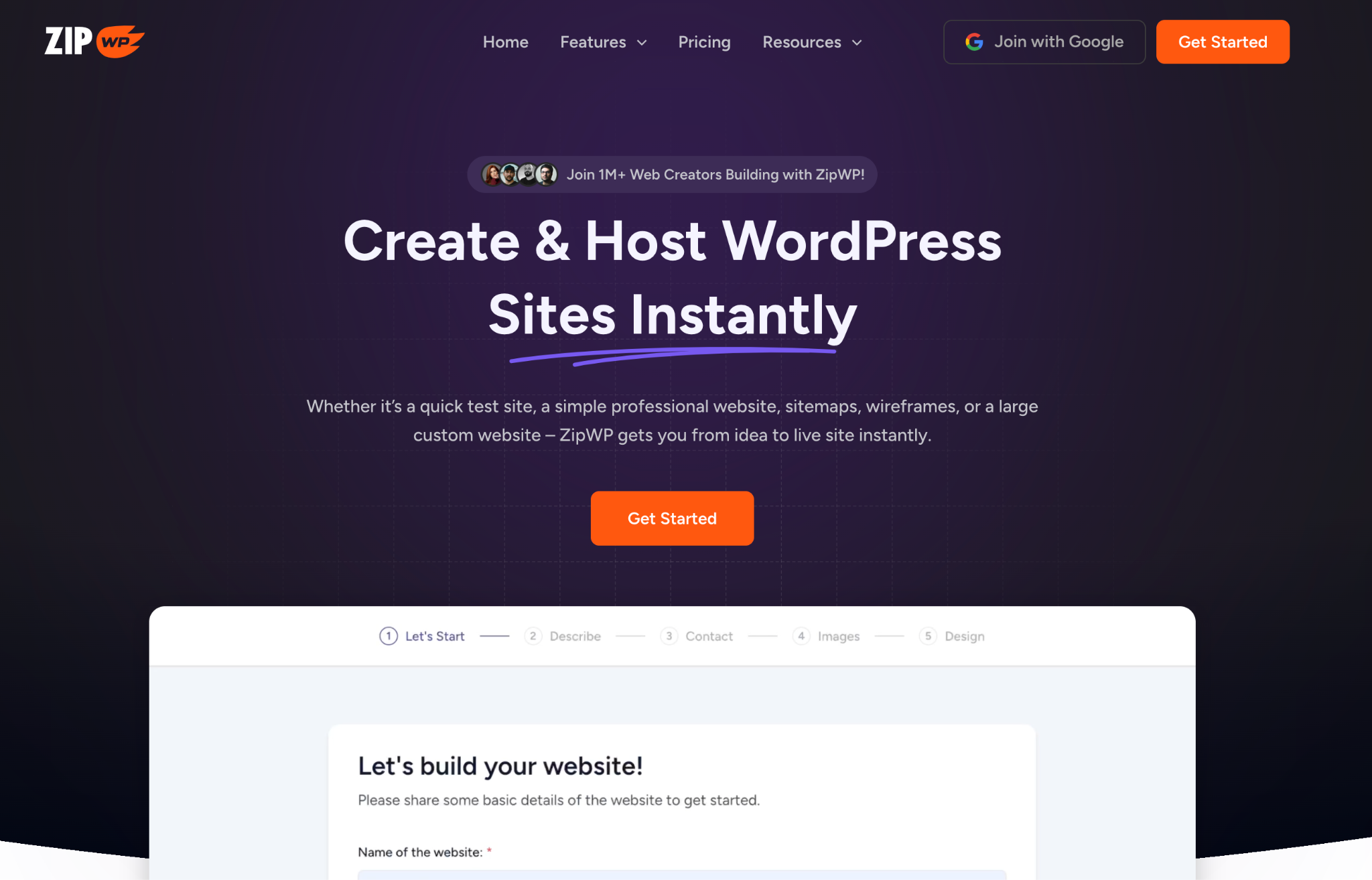 zipwp ai website builder