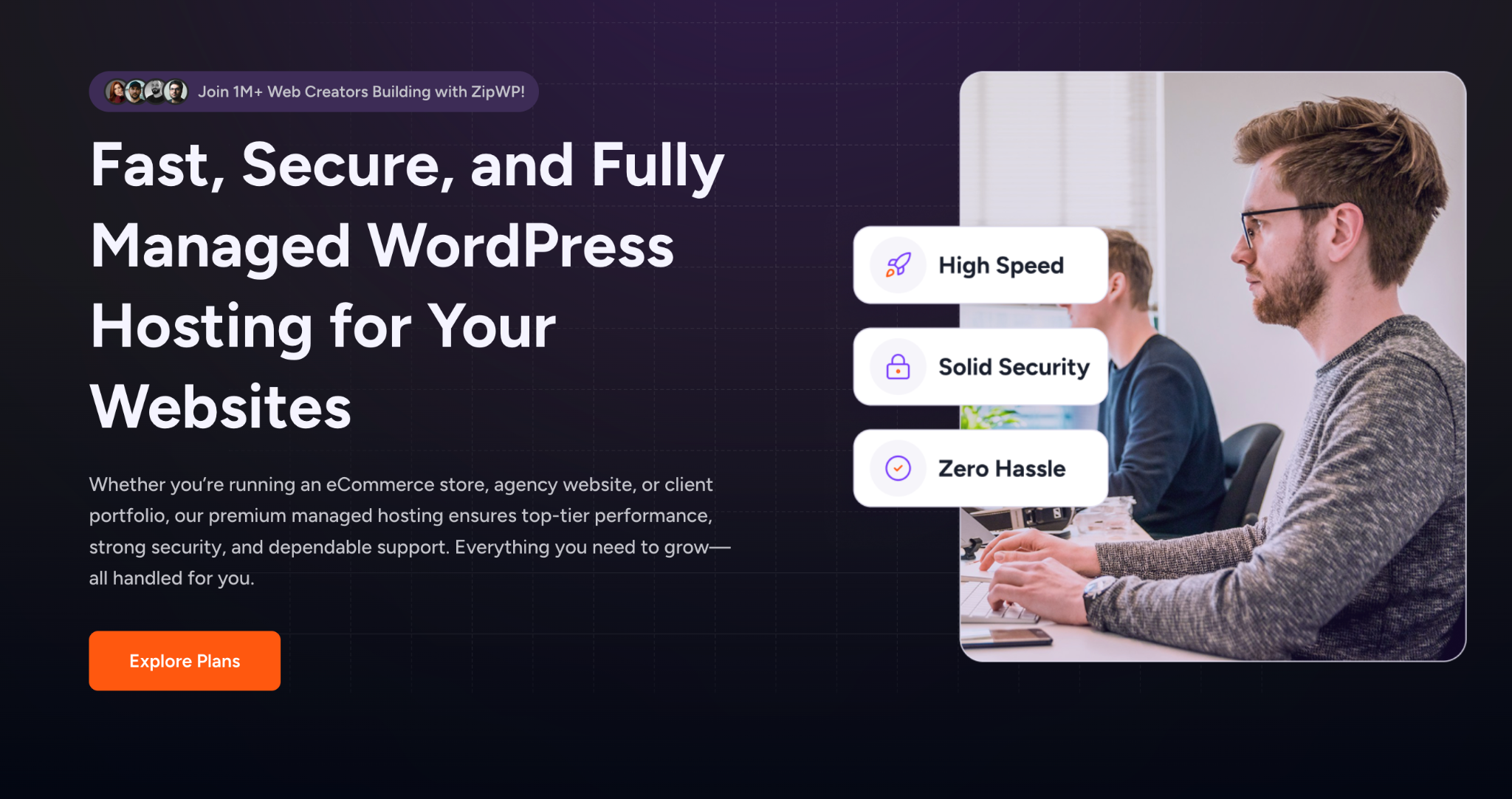 zipwp managed wordpress hosting