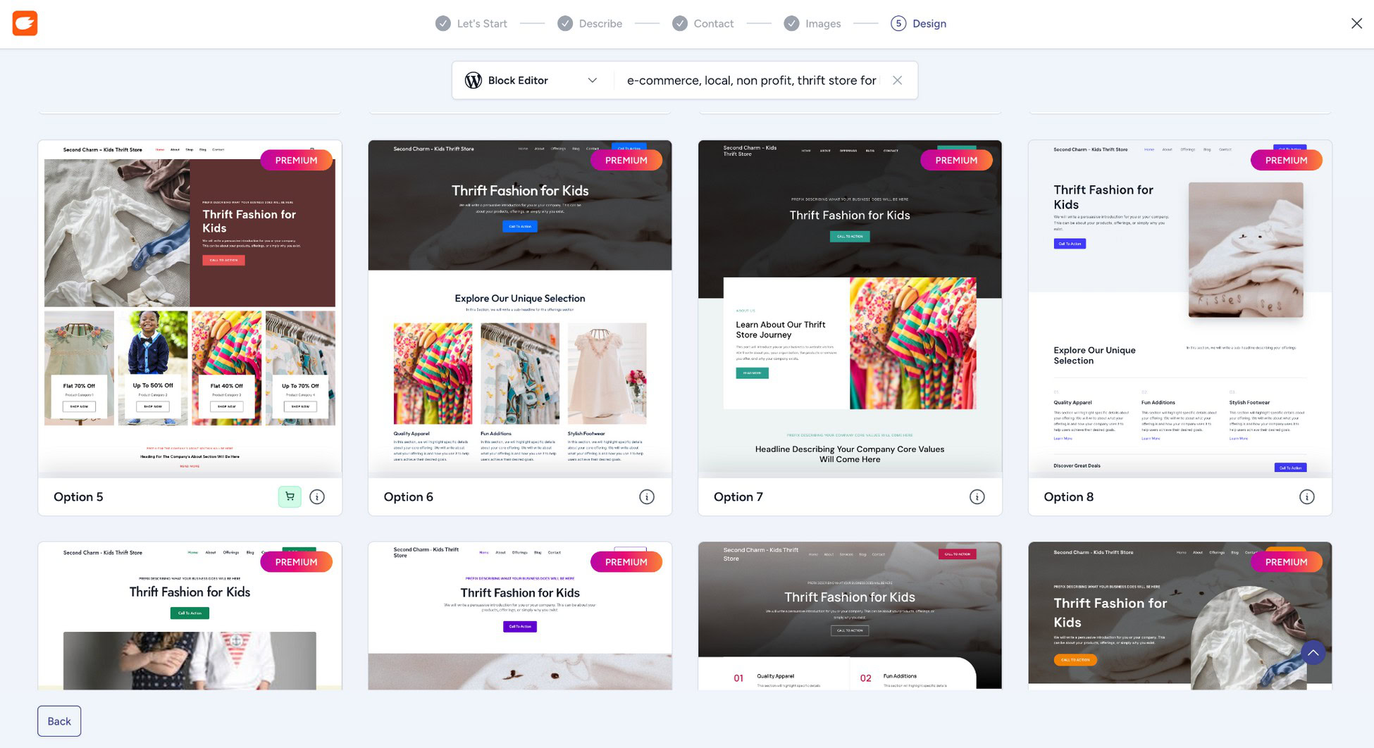 curated layouts zipwp creates for your site